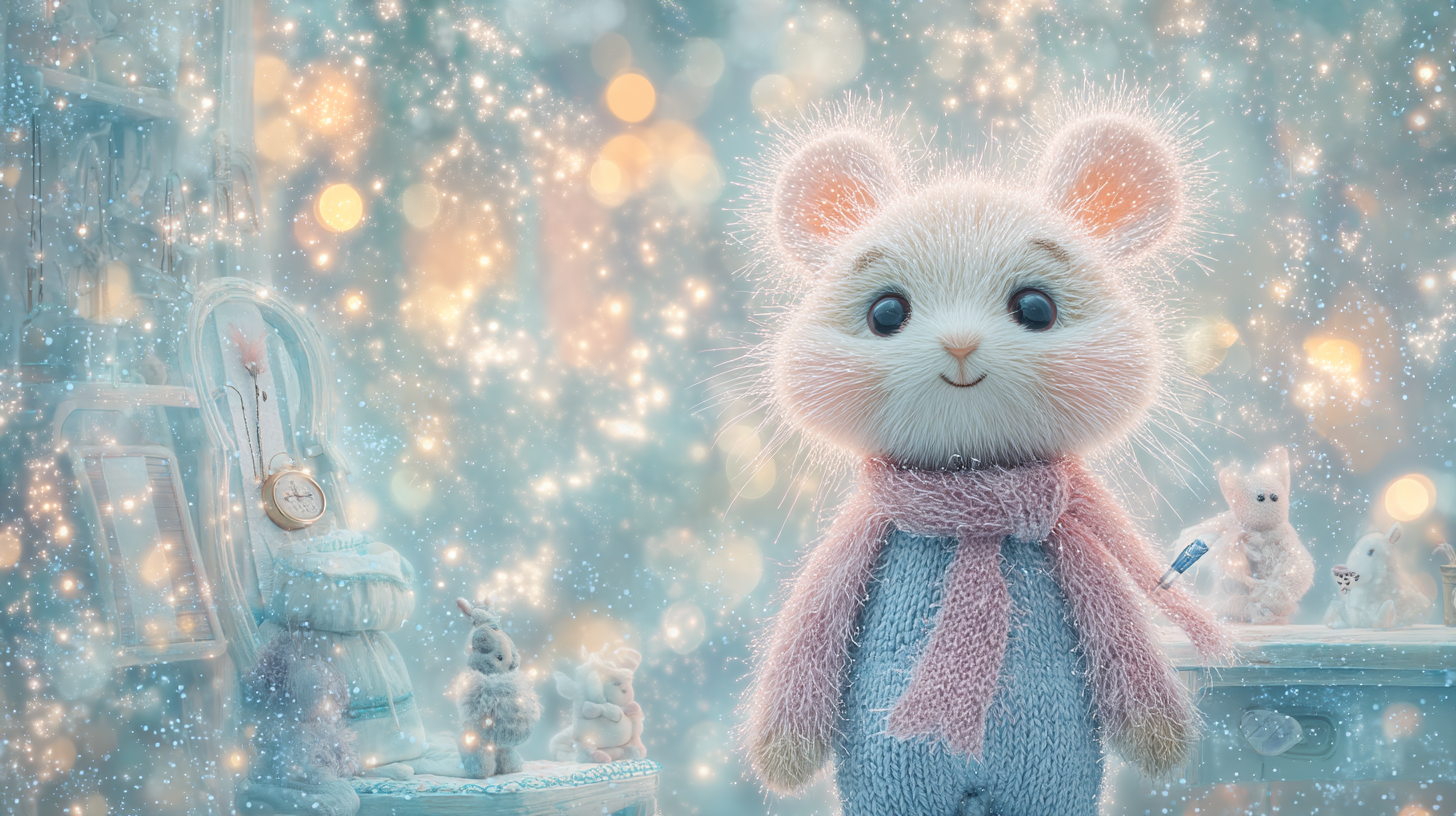 아이들을 위한 귀여운 쥐돌이 이미지